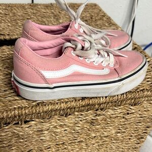 Vans Kids Sneakers in Pink and White